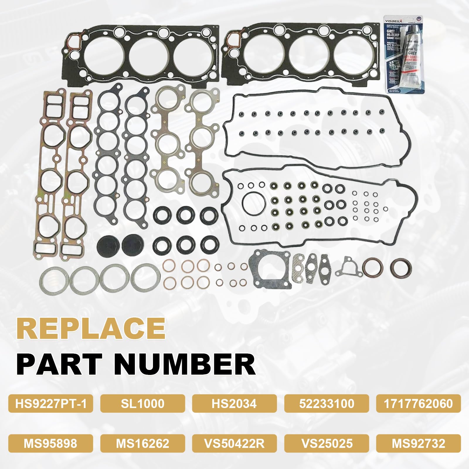 Amazon.com: Partsflow HS9227PT-1 MLS Cylinder Head Gasket